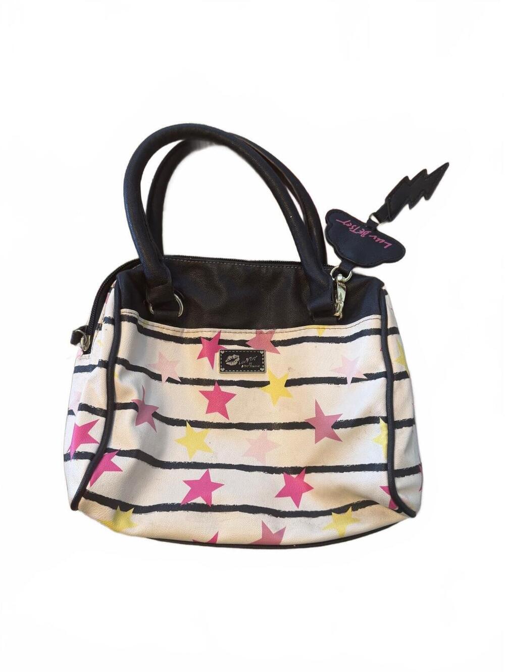 Luv Betsey Star Print Handbag with Lightning Bolt Charm [COPY]